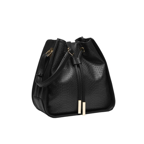 Alexandra Bucket Bag In Black