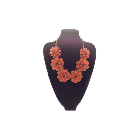 POP Fleur Collar- Orange