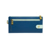 Blue Leather Wristlet Wallet - Kiskadee
