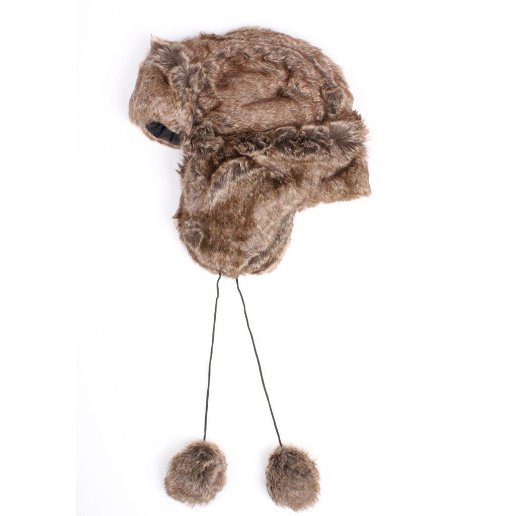Faux Fur Trooper Trapper Hat (Large)