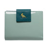 Light Blue Patent Leather  Wallet - Wren