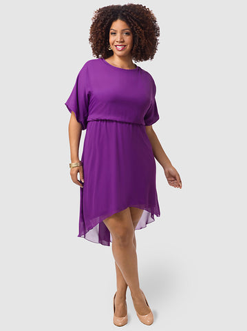 Evie Dress In Purple