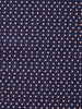 Navy Button Front Shirt In Dots