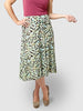 Light Ivy Ditsy Floral Pull-On Skirt