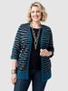 Sparkly Wave Open Front Cardigan