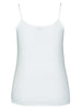 Gathered Front Cami- White