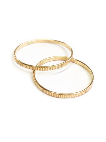Lena Line Stacking Ring Large - Available in More Colors