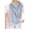Gingham Plaid Blanket Scarf with Fringe - Available In More Colors