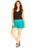 Layered Lace Shorts In Kryptonite